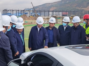 郭鹤立光临夏州生鲜农副产品生意市场与“云仓配”智慧冷链系统建设项目检查调研